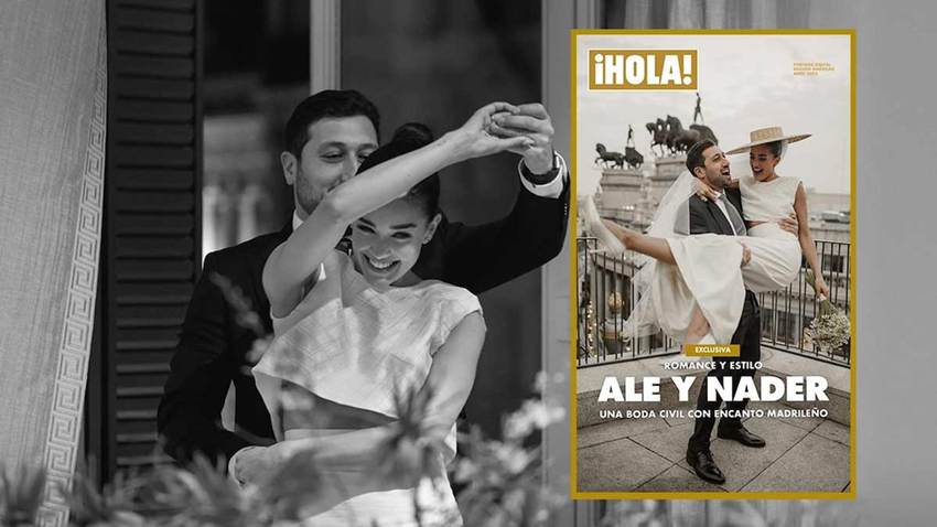 Ale Capetillo dicta tendencia: una boda civil celebrada en Madrid entre la sofisticación y la rebeldía 'chic'