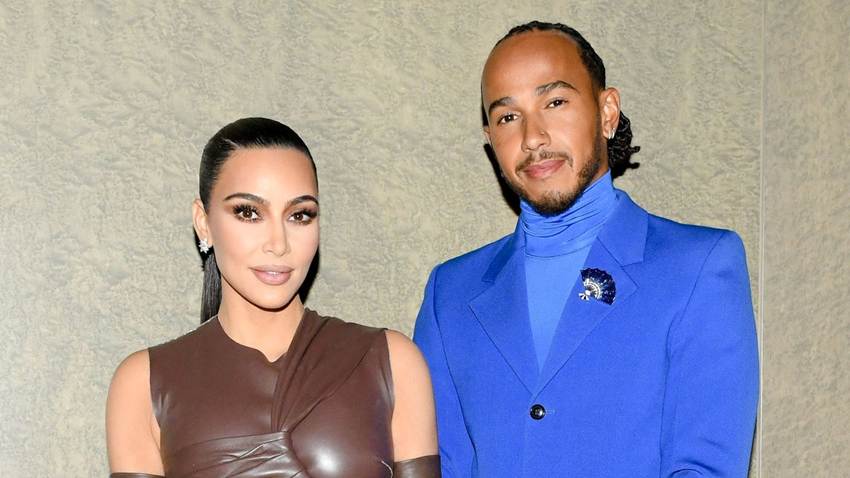 Kim Kardashian y Lewis Hamilton hacen oficial su noviazgo con un divertido paseo en bicicleta