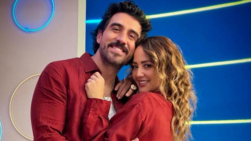 Andrea Legarreta presume una romántica sesión de fotos con su novio y Erik Rubín reacciona