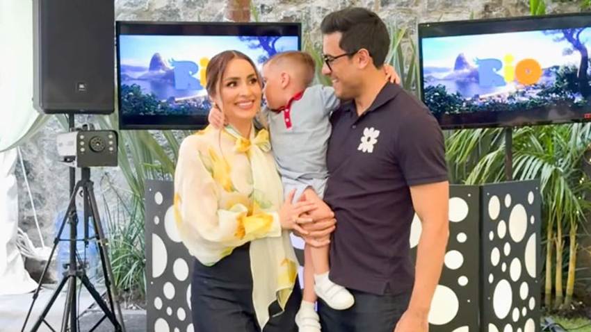 Cynthia Rodríguez revela detalles de la próxima fiesta de cumpleaños de su hijo con Carlos Rivera