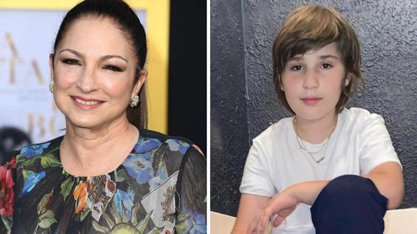 Gloria Estefan no puede contener el llanto con la serenata de su nieto en su cumpleaños