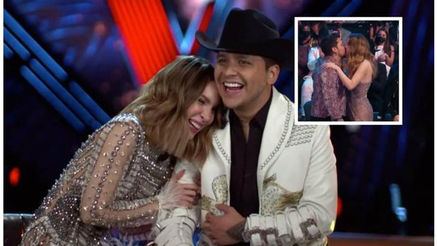 Christian Nodal celebra con Belinda su triunfo en los Latin Billboard