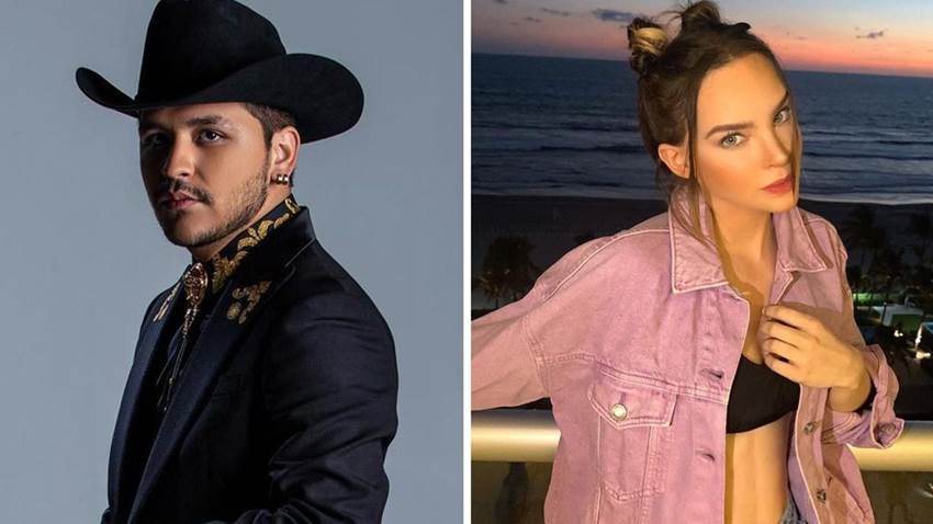 Belinda, Christian Nodal y los mensajes que desatan rumores de separación