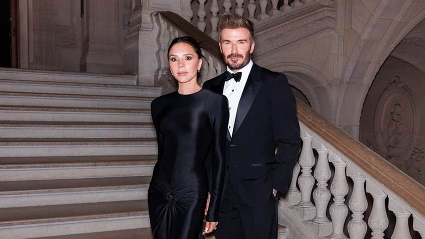 David y Victoria Beckham reaparecen en la boda de Holly Ramsay en medio de la polémica familiar