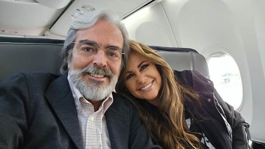 Luz Blanchet celebra los 72 años de Lorenzo Lazo con una romántica declaración de amor