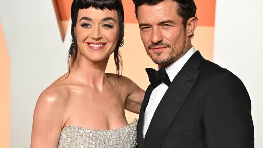 Katy Perry y Orlando Bloom se reencuentran en Londres con su hija Daisy Dove tras su separación