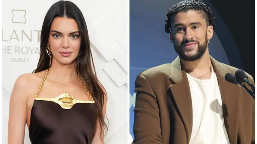 Con un beso, Kendall Jenner y Bad Bunny confirman que están juntos