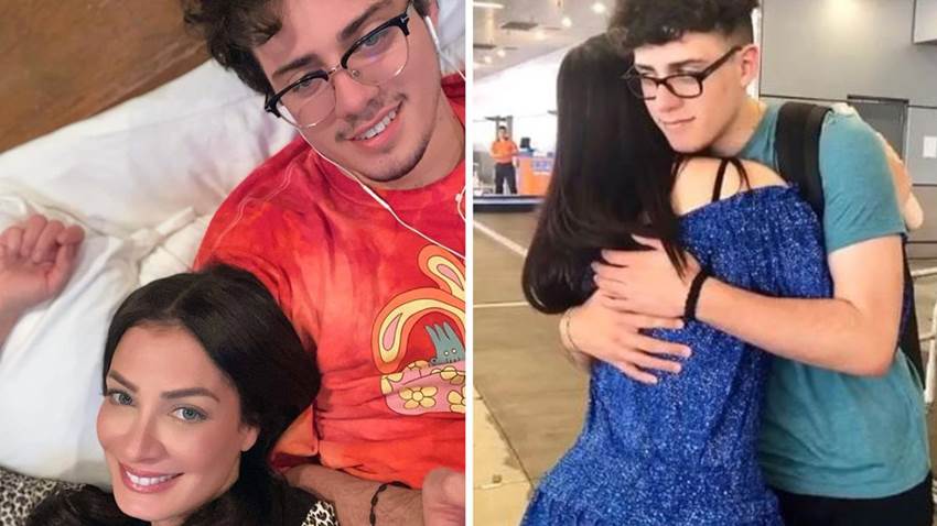 Cristian, el hijo mayor de Dayanara Torres y Marc Anthony, está de fiesta por sus 20 años