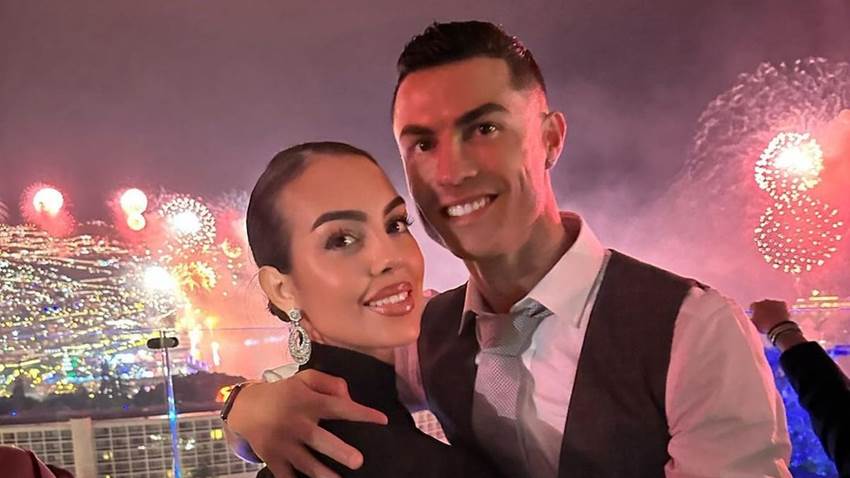 Georgina Rodríguez marca una 'tarjeta amarilla' al guardarropa de Cristiano Ronaldo