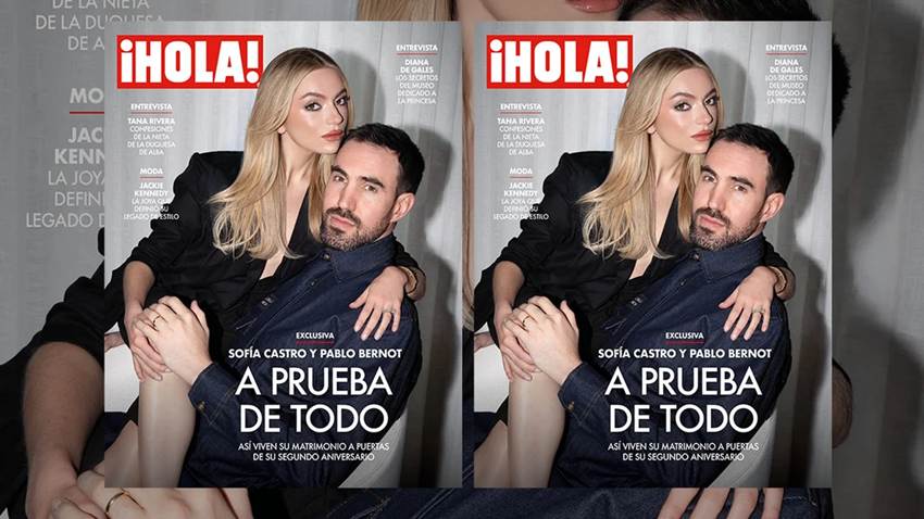 Sofía Castro y Pablo Bernot, en ¡HOLA!: así viven su matrimonio a puertas de su segundo aniversario