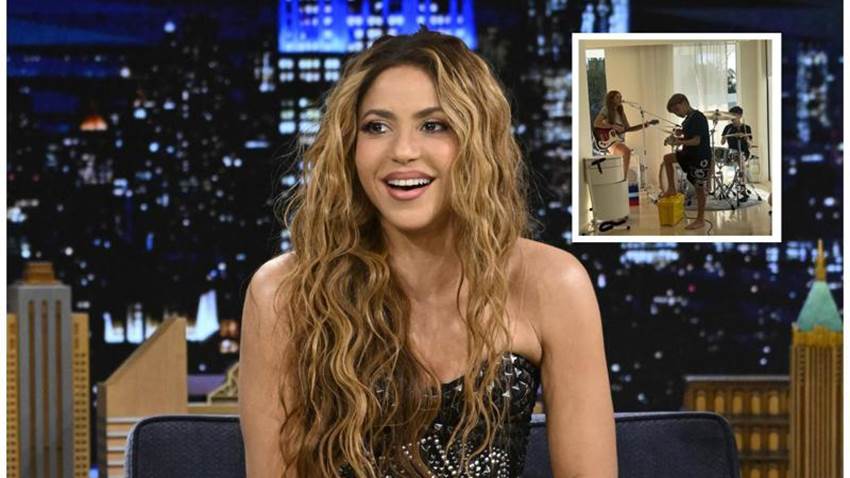 Shakira presume el talento musical de sus hijos con una fotografía inédita de lo más reveladora