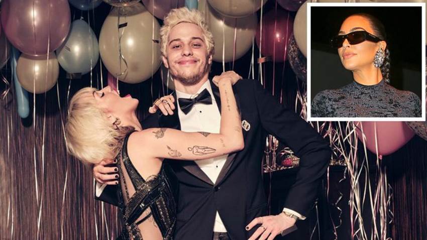 Miley Cyrus y Pete Davidson oficialmente juntos y a Kim Kardashian le gusta la idea