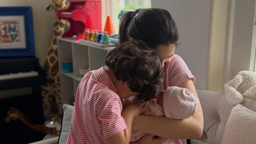 Nadia Ferreira muestra la tierna declaración de amor de su hijo Marquito a su hermanita Myla