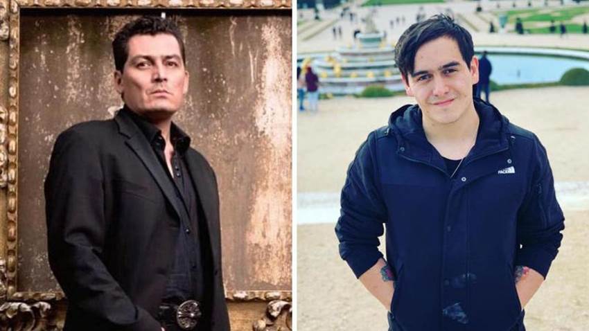 José Manuel Figueroa se despide de su hermano menor, Julián Figueroa