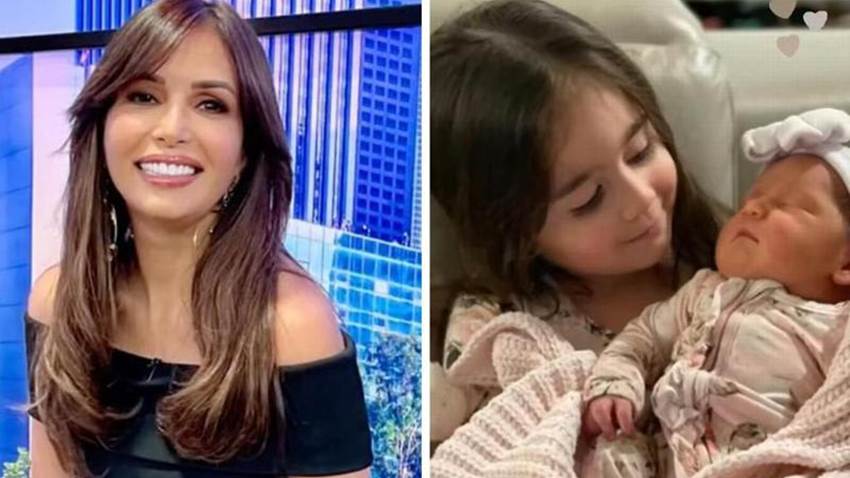Giselle Blondet, la abuela más feliz, presenta a Olivia, su tercera nieta