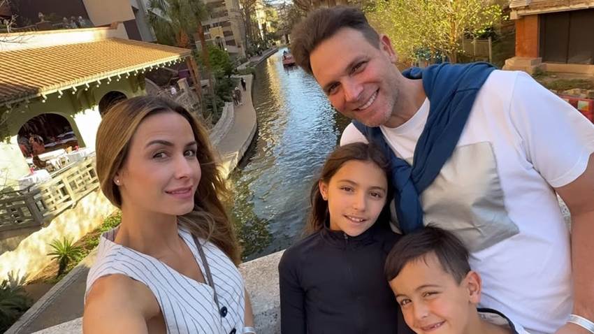 Odalys Ramírez y Pato Borghetti disfrutan con sus hijos de unos días en San Antonio