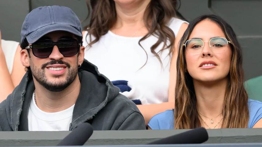 Bad Bunny y Gabriela Berlingeri sorprenden en las gradas de Wimbledon y se dejan ver como pocas veces