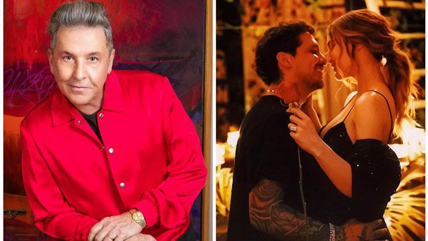 Ricardo Montaner ayudó a Christian Nodal a elegir el anillo de compromiso para Belinda