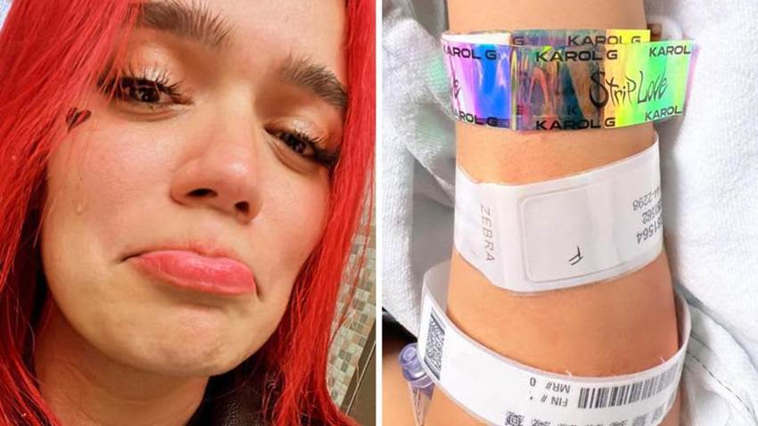 Karol G, conmovida hasta las lágrimas por una fan que dio a luz en pleno concierto
