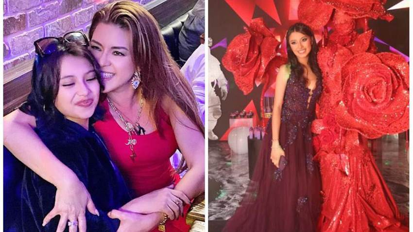Alicia Machado festeja por todo lo alto los 15 años de su hija Dinorah Valentina