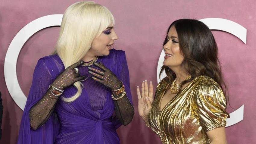 La reacción de Salma Hayek a una escena íntima con Lady Gaga en ‘House of Gucci’