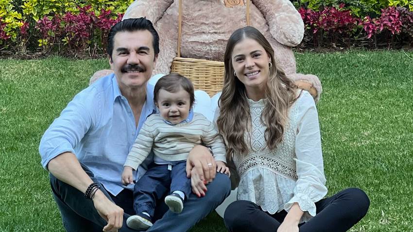 ¡Cuánto ha crecido! Adrián Uribe celebra el cumpleaños 1 de su hijo Matteo
