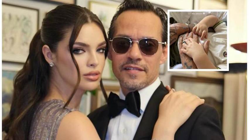 Nadia Ferreira comparte la más tierna postal padre e hijo de Marc Anthony y ‘Marquitos’