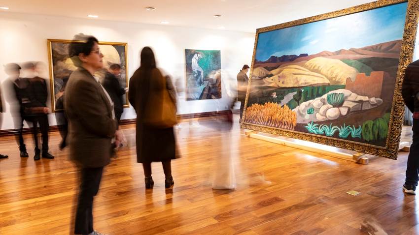 Las 33 obras de Salinas de Gortari que vuelven a la casa del presidente