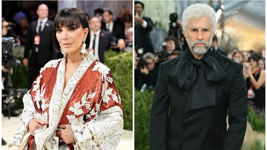 El incómodo saludo de Kris Jenner y Bad Bunny en la Met Gala: un abrazo frío, sin contacto visual y tensión en el aire