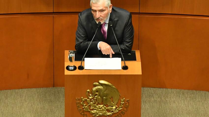 Adán Augusto se defiende en el Congreso: “No me asusta comparecer ante alguna autoridad, no necesito el fuero”