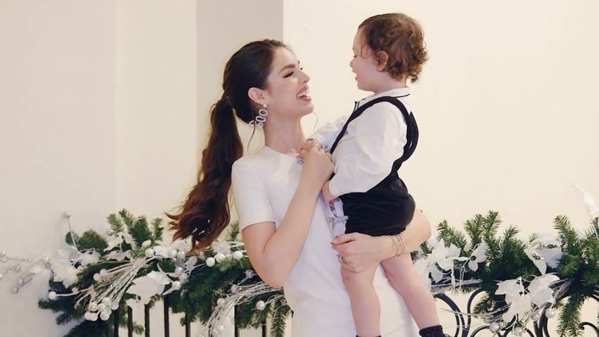 Nadia Ferreira crea recuerdos inolvidables con su hijo Marquitos en su primera experiencia juntos en el cine
