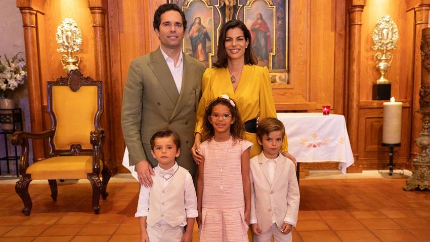 Bárbara Coppel y Alejandro Hank celebran el bautismo de su hijo menor, Kilian, en Cabo San Lucas