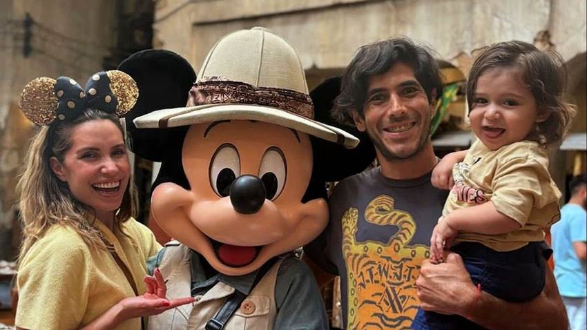 De la mano de sus ‘príncipes’, Andrea Escalona regresa al lugar favorito de su mamá