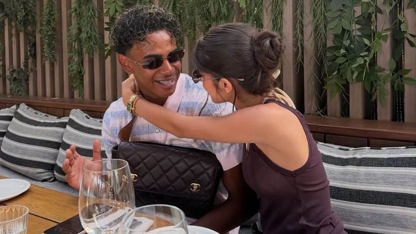 Lamine Yamal disfruta junto a su novia Inés García entre bolsos de lujo y viajes con estilo