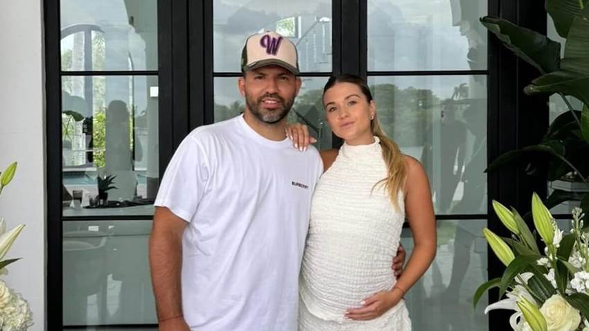 ¡Ya nació! El Kun Agüero anuncia la llegada de su hija Olivia