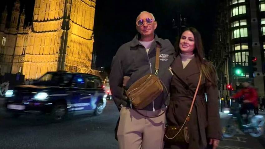 Erik Rubín se deja ver feliz y enamorado con su novia Geraldine Zárate en Londres