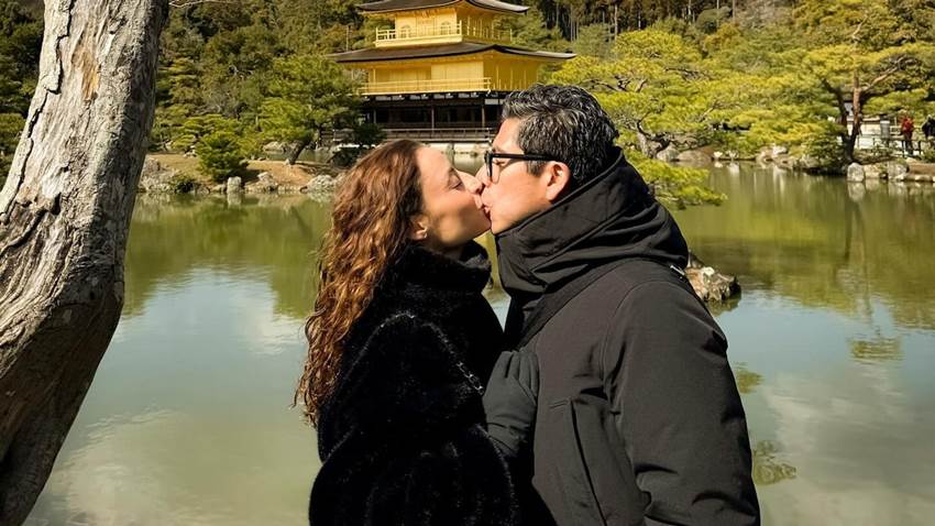 Con un romántico posado, Marimar Vega celebra el cumpleaños 44 de su esposo