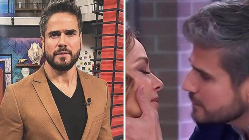 Daniel Arenas le da un beso de telenovela a Adamari López