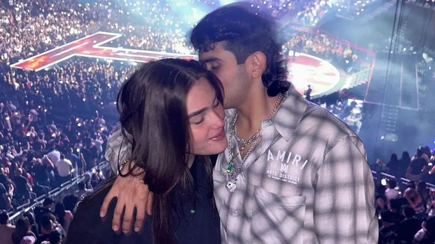 Desde Las Vegas, Emily, la hija del 'Canelo' Álvarez, se deja ver de lo más enamorada de su novio