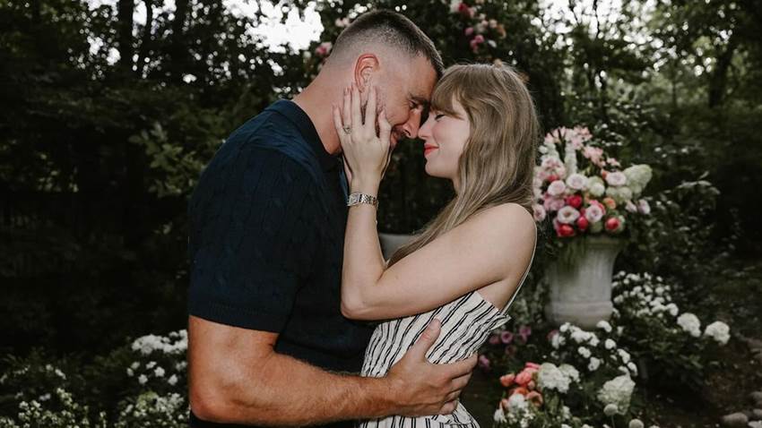 Travis Kelce habla por primera vez de su compromiso con Taylor Swift y comparte nuevos detalles