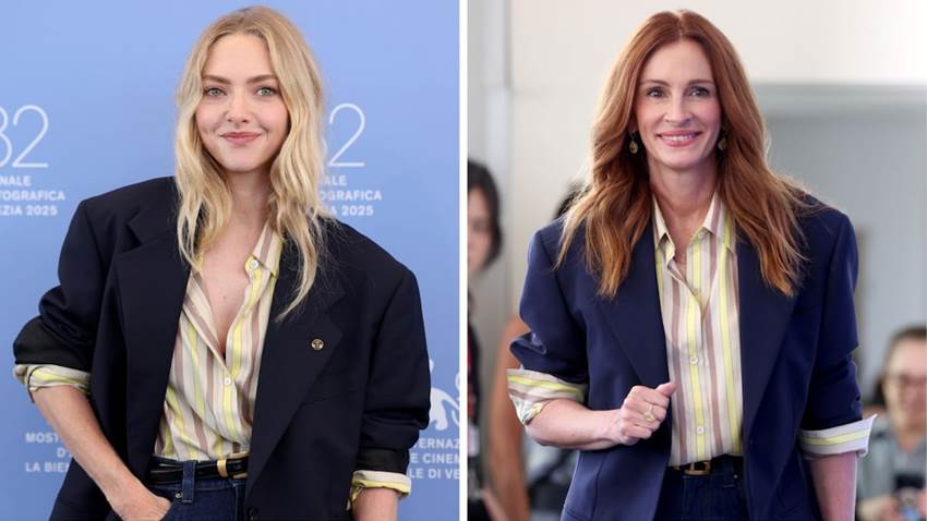 Julia Roberts y Amanda Seyfried llevan el mismo 'look' en Venecia, y esta es la razón