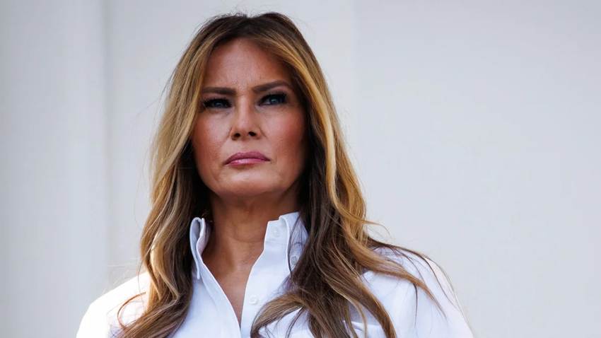 La reacción de Melania Trump a la pregunta más incómoda sobre su relación con Donald Trump