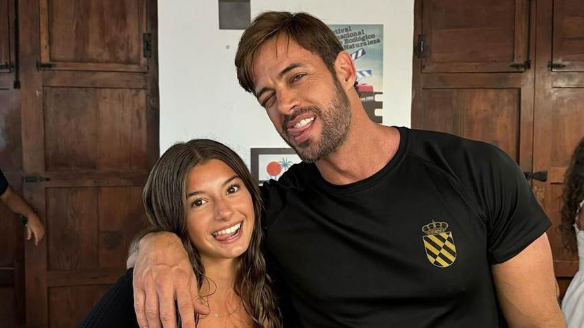 William Levy y su hija Kailey se reencuentran en España