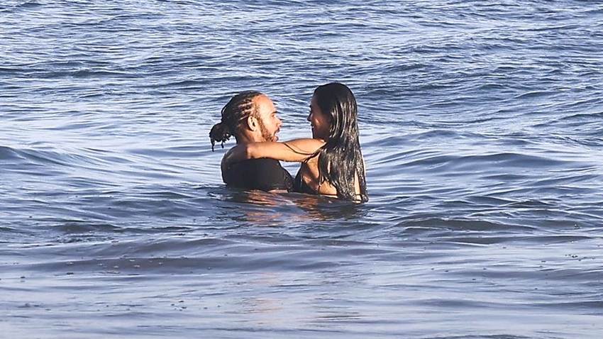 Kim Kardashian y Lewis Hamilton: de sus días como amigos a las fotos de su primer beso público