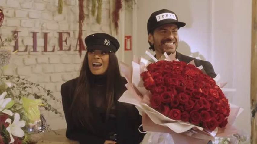 La reacción de Galilea Montijo a la fiesta sorpresa que le organizó su novio Isaac Moreno