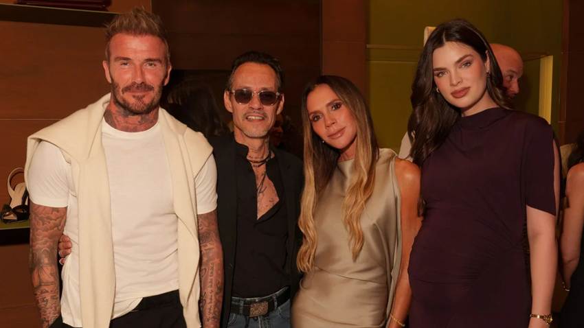 Victoria Beckham, anfitriona de una noche inolvidable junto a Marc Anthony, Nadia Ferreira y Antonela Roccuzzo