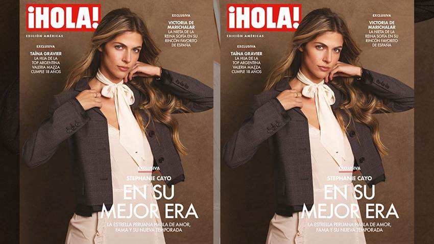 Stephanie Cayo en ¡HOLA!: la estrella peruana nos habla de amor, fama y su nueva temporada