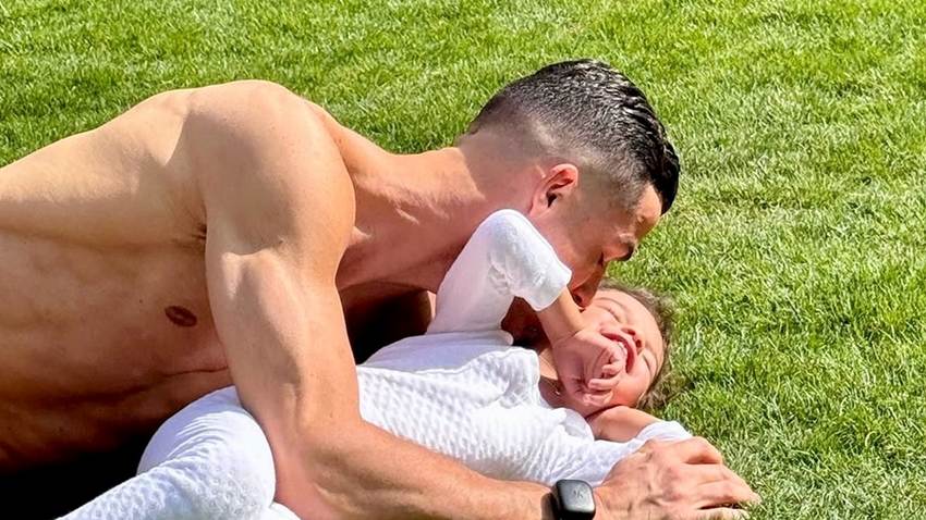 Cristiano Ronaldo y el tierno recibimiento que le dio su hija Bella tras un importante triunfo