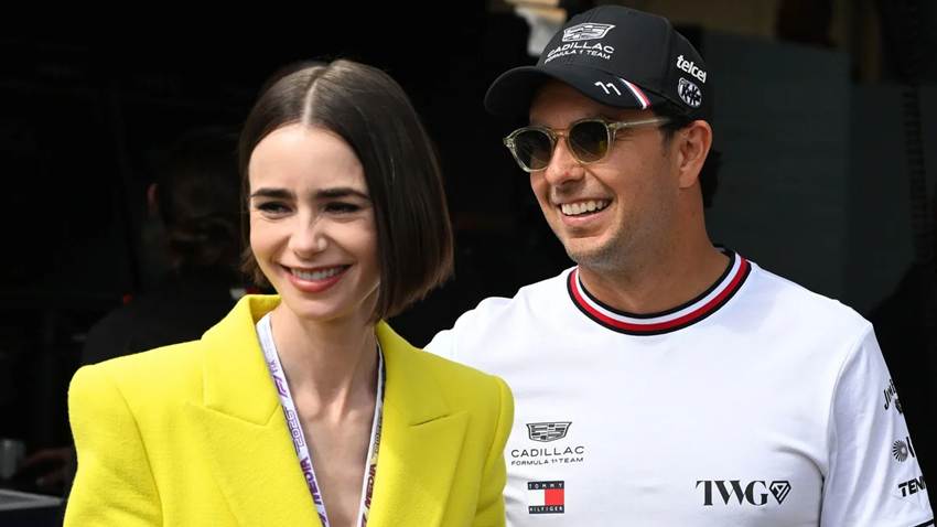 ¿Sergio ‘Checo’ Pérez en ‘Emily in Paris’? La verdad de su inesperado encuentro con Lily Collins