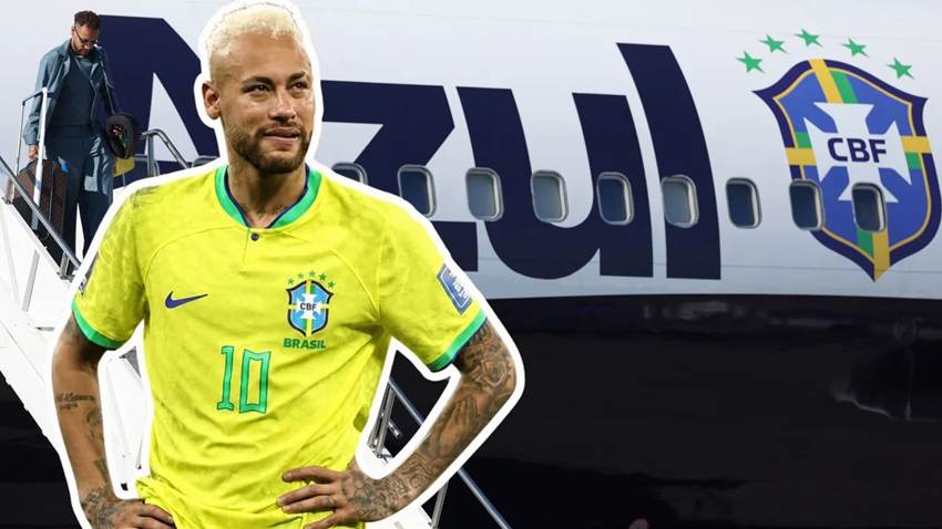 El curioso ritual con el que Brasil 'bautizó' el avión que transportó a su selección rumbo al Mundial 2026